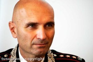 Viterbo - Il comandante dei carabinieri Andrea Antonazzo
