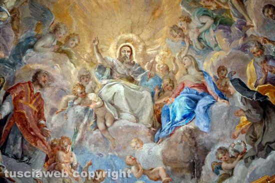 Viterbo - Il coro barocco della cattedrale