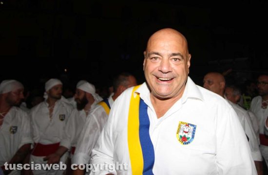 Viterbo - Santa Rosa - Il capo facchino Sandro Rossi