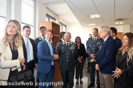 L'inaugurazione del polo nazionale guardia di finanza presso l'Inps di Viterbo