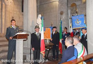 Viterbo - La cerimonia per la ricorrenza della festa del patrono della guardia di finanza