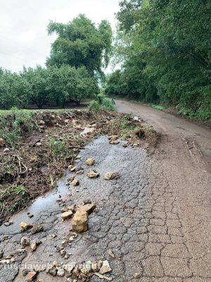 La strada provinciale Vejanese al chilometro 1