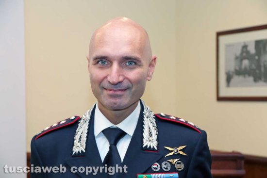 Viterbo - Colonnello Andrea Antonazzo, comandante provinciale dei carabinieri