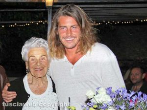 Alberto Mezzetti con la nonna Pasqualina Cianchella