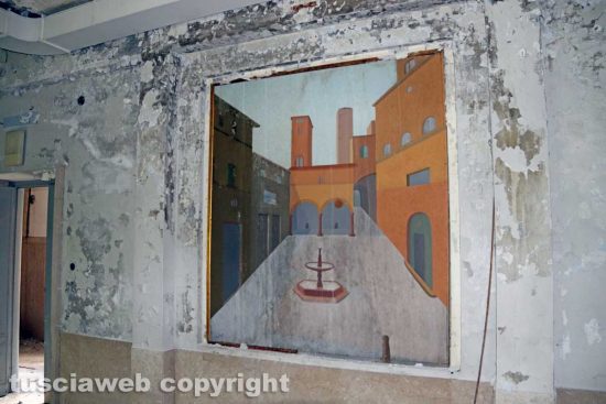 Viterbo - Terme ex Inps - I quadri di Franco Miele