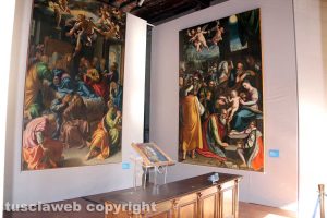 Viterbo - Comune - Il piccione nella sala della Madonna