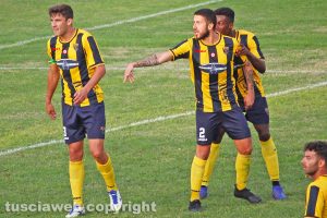 Sport - Calcio - Viterbese - Il battibecco tra Zhivko Atanasov e Francesco De Giorgi