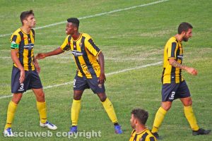Sport - Calcio - Viterbese - Il battibecco tra Zhivko Atanasov e Francesco De Giorgi