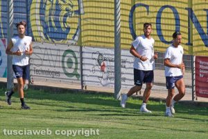 Sport - Calcio - Viterbese - Scalera, Volpe e De Falco a bordo campo