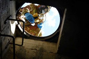 Santa Marinella - Ricognizione Cbrn in un laboradorio clandestino sotterraneo
