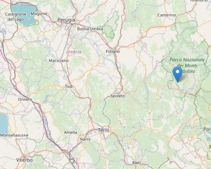 orte scossa di terremoto in Umbria