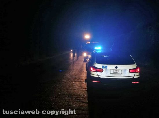 Intervento della polizia