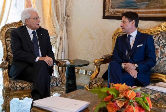 Sergio Mattarella e Giuseppe Conte
