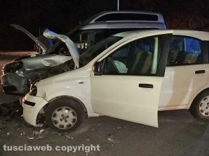 Montefiascone - Panda contro Doblò