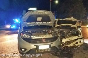 Montefiascone - Panda contro Doblò