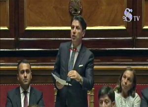 Giuseppe Conte - La fiducia al senato