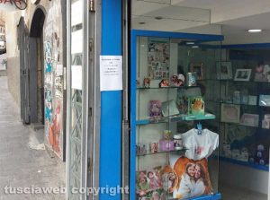 Viterbo - Lite in via Cairoli - La protesta dei negozianti