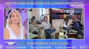 Bagnoregio - Anziano morto per un pugno durante una lite condominiale - Il caso a Pomeriggio Cinque di Barbara D'Urso