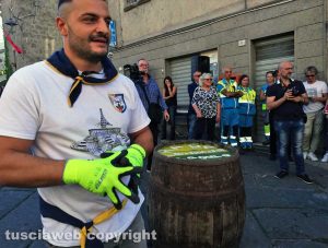 Viterbo - Palio delle botti di Pianoscarano - Gino Catarcini di Porta Fiorita