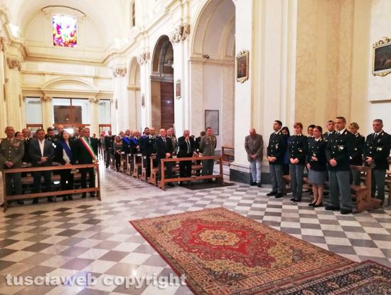 Viterbo - La messa per la festa della polizia