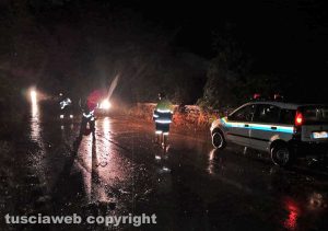 Maltempo - Gli interventi a Montefiascone nella notte