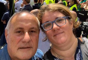 La Lega di Viterbo manifesta a Roma fuori la Camera
