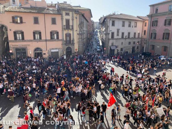 Il "Fridays for future" a Viterbo