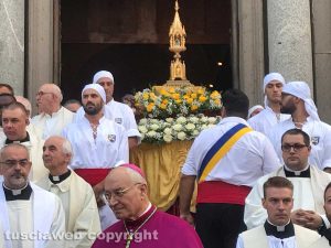 Viterbo - La processione del cuore di Santa Rosa