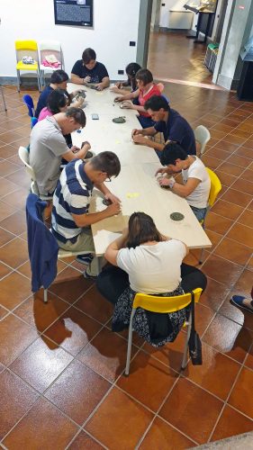 Viterbo - Il laboratorio di ceramica per persone down