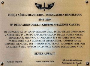 Ricordati gli aviatori brasiliani del 1° gruppo caccia della Fab