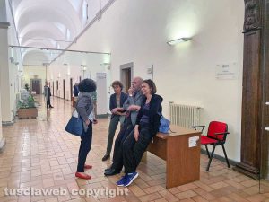 Viterbo - Unitus - Elezioni per il nuovo rettore all'aula magna di Santa Maria in Gradi