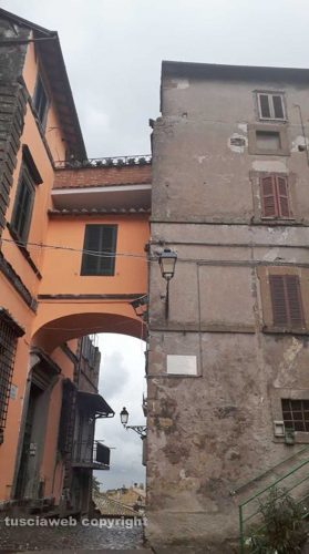Vallerano - Maltempo - Cade fulmine nel centro storico