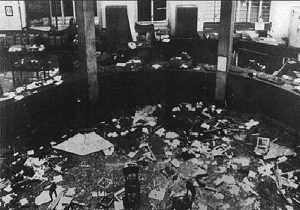 Milano - Strage di piazza Fontana - L'interno della banca