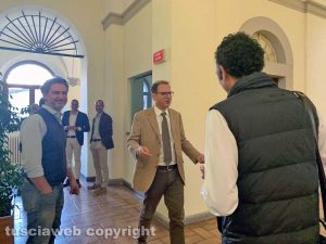 Viterbo - Unitus - Elezioni per il nuovo rettore all'aula magna di Santa Maria in Gradi
