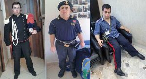 Alessandro Messina con la divisa da carabiniere