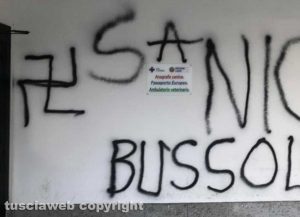 Vandali in via Cardarelli