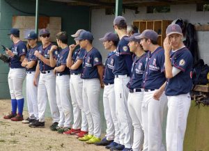 I ragazzi under 18 della Rams Baseball