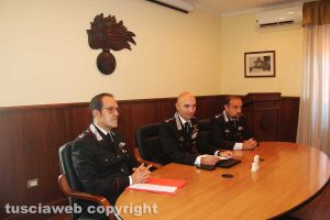 La conferenza dell'operazione dei carabinieri "Fac simile"
