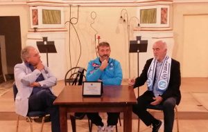 Vitorchiano - La visita di Claudio Bandoni per portare un messaggio contro la violenza negli stadi
