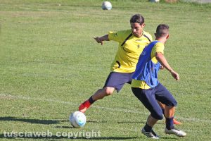 Sport - Calcio - Viterbese - L'allenamento di ieri - Simone Palermo