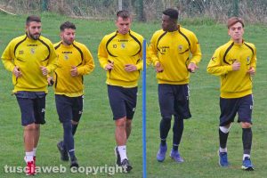 Sport - Calcio - Viterbese - Da sinistra: De Giorgi, Pacilli, Culina, Besea e Corinti