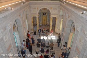 Tarquinia - L'inaugurazione del salone di palazzo Bruschi Falgari