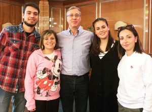 Trevi- Gli istruttori Jacopo Sapronetti, Alessia Marchetti, Maurizia Burioni, Maria Sabatti con con-il Commissario tecnico della nazionale Fabio Holland