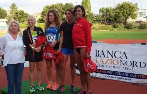 Viterbo - Podio gara master femminile della Finas Atletica