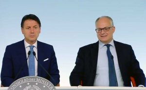 Giuseppe Conte e Roberto Gualtieri
