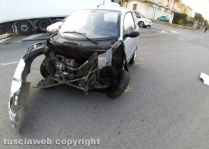 Montefiascone - Incidente in via Aldo Moro