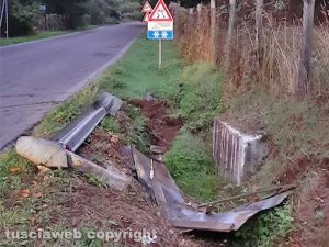 L'incidente sulla Canepinese 