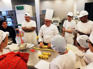 Francesco Favorito con gli allievi