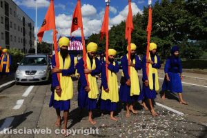 Viterbo - Il corteo dei sikh