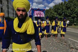 Viterbo - Il corteo dei sikh